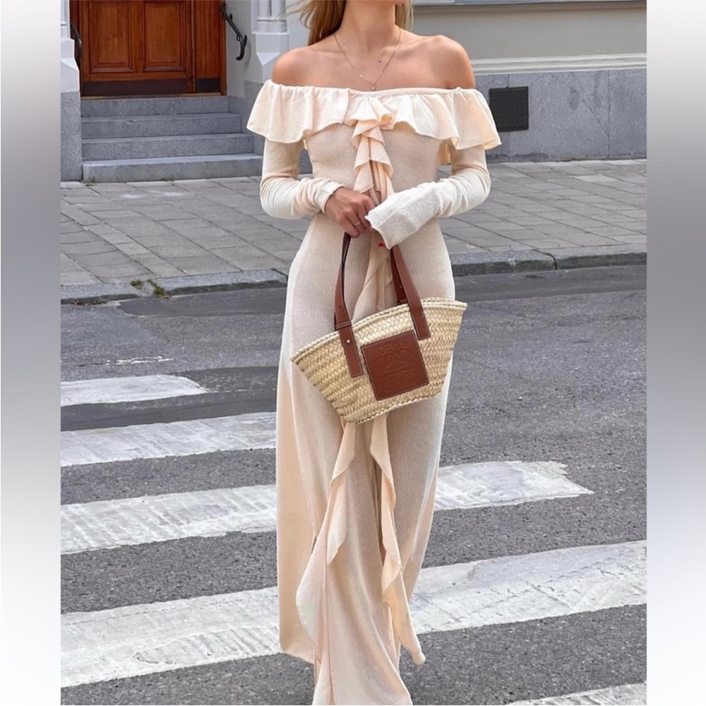 Arcina Ori Mila Crème Maxi Dress NWT - Picture 5 of 17